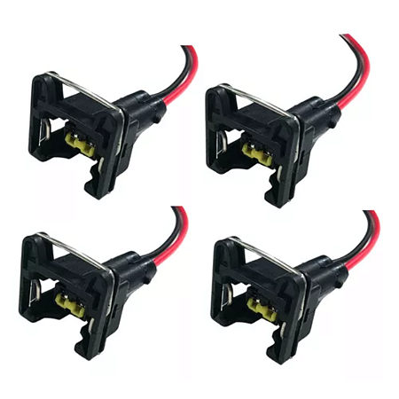 4x Conector Chicote Bico Injetor/sensor Temperatura 2 Fios