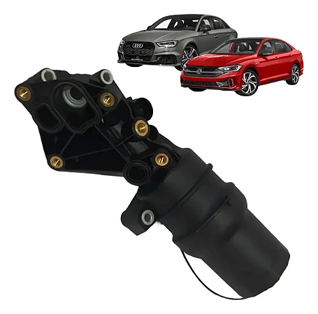 Trocador De Calor Suporte Filtro Oleo Vw Jetta Audi Rs3 2.5