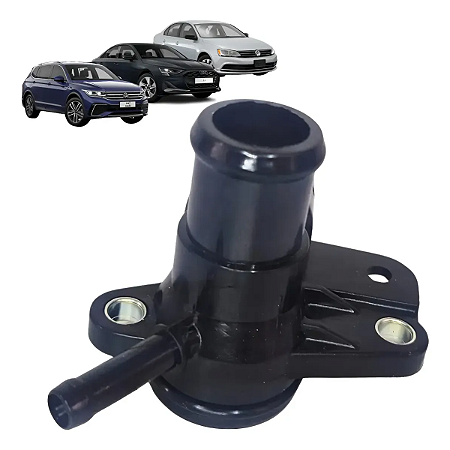 Flange Bomba Água Cabeçote Audi Q3 Vw Jetta 2.0 06j121132g