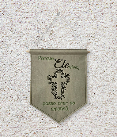 Flâmula Porque Ele Vive, posso crer no amanhã verde