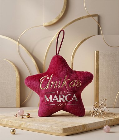 Personalizado - Enfeite de Natal estrela