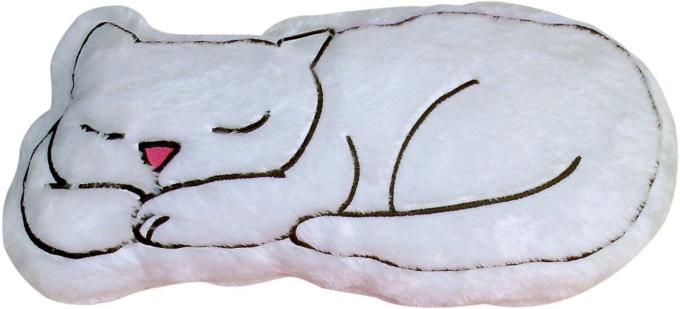 Almofada gato branco