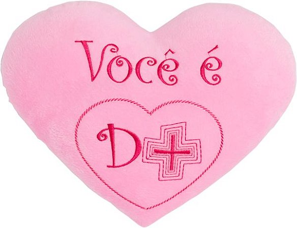 Almofada coração Você é D+ Médio