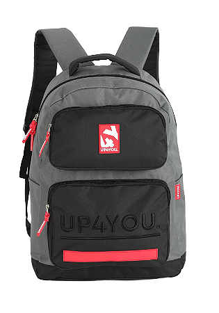 Juvenil Mochila De Costas Luxcel Ms49211Up Cinza