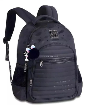 Juvenil Mochila De Costas Rebecca Bonbon Rb24588 Preta