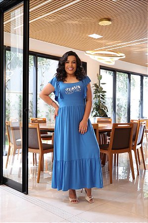 VESTIDO LONGO JESUS SAVES - ATOS 2