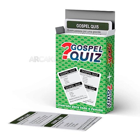 JOGO DE CARTAS EVANGÉLICO - GOSPEL QUIZ + FARUK