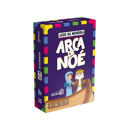 JOGO DA MEMORIA A ARCA DE NOE - CLUBE DISCIPULAR