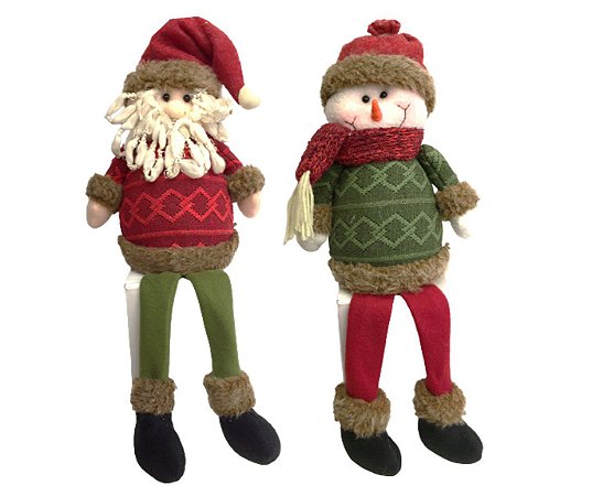 Jogo Papai Noel e Boneco Pelúcia 20cm - Master Christmas em Promoção na  Americanas