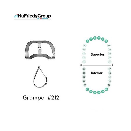 Grampo  #212 Hu-Friedy