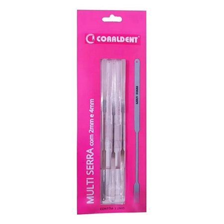 Kit Multi Serra com 2mm e 4mm - 3 Unidades - Coraldent