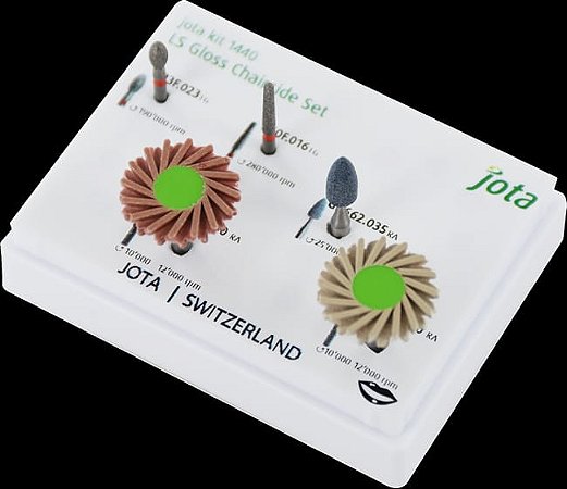 Kit Jota 1440 Broca Diamantada de Dissilicato de Lítio c/ 5 peças