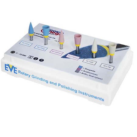 Kit de Polidores Diamantados EVE Diapol Basic 18-195