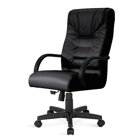 Cadeira Presidente Galluzzo Giratória PT Relax C/Braços