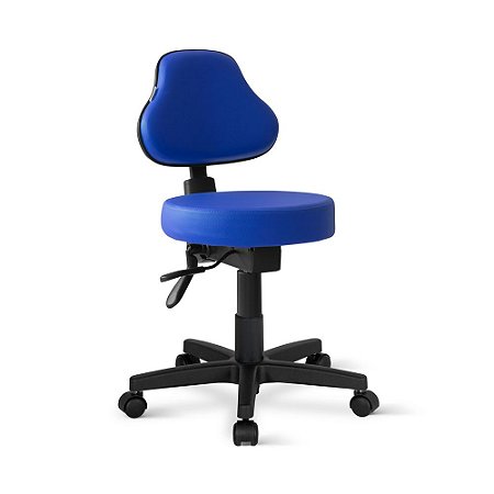 Cadeira Mocho Sapri Giratória Back Azul