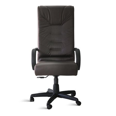 Cadeira Pres.Extra Galluzzo Giratória PT Relax C/Braços Marrom