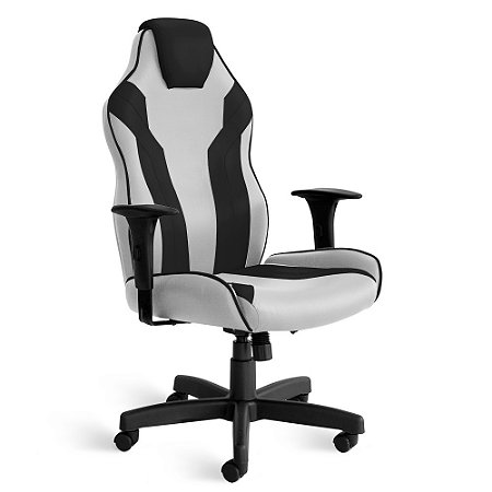 Cadeira Gamer Giratória Relax 5033 Braços 8317 BC/PT