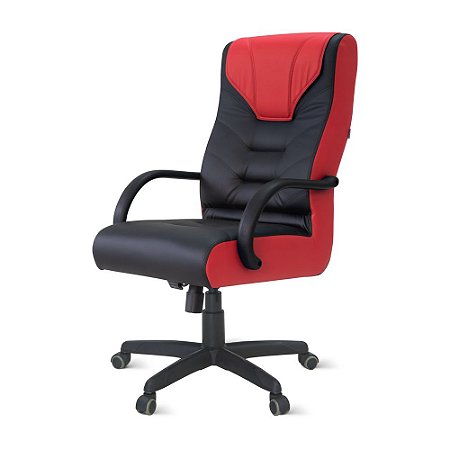Cadeira Gamer Galluzzo Giratória PT Relax C/Braços PT/VM
