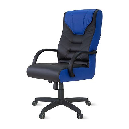 Cadeira Gamer Galluzzo Giratória PT Relax C/Braços PT/AZ