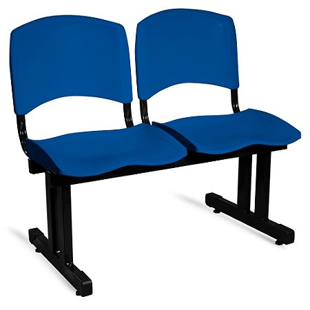 Longarina Adria Ass/Enc Plastico 2 Lug. Azul