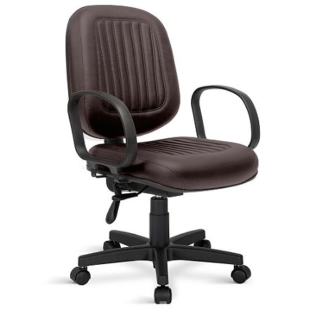Cadeira Diretor Padova Giratória Back C/braços Marrom