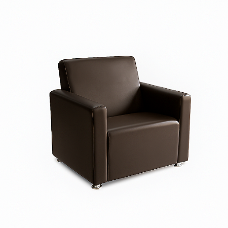 Sofá Roma 1 Lugar Braço 10cm