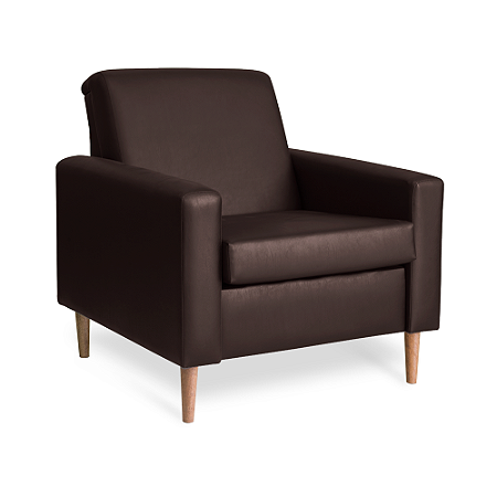 Sofá Millano 1 Lugar Braço 10cm