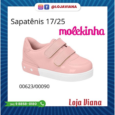 Sapatenis Inf Fem Molekinha Ref2524.507 030370 - Sapatenis Inf Fem Molekinha  Ref2524.507 030370 - Molekinha