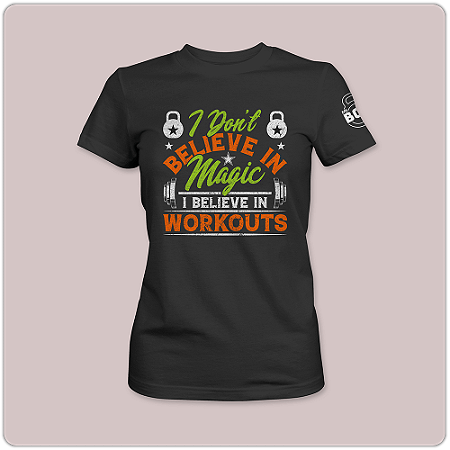 Camiseta feminina Baby Look - I don't believe... - Poliamida