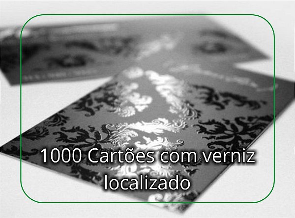 DUPLICADO - 500 CARTÕES DE VISITAS EM PAPEL COUCHÊ 300g (colorido frente e verso)