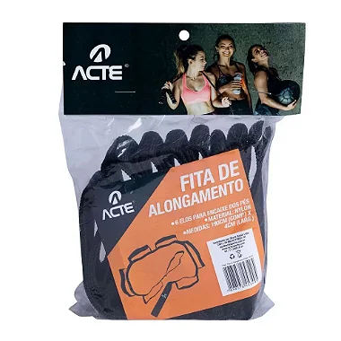 FITA DE ALONGAMENTO 190CM ACTE - PRETA
