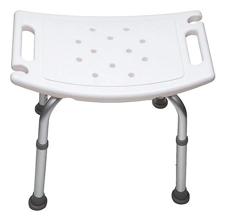 BANQUETA PARA BANHO D1  DELLAMED - BRANCO