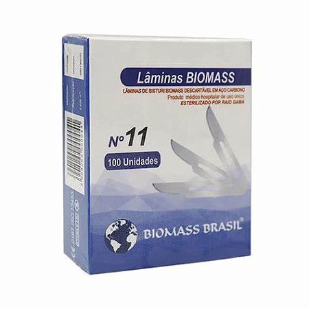 LÂMINA BISTURI DESCARTÁVEL UNIDADE BIOMASS