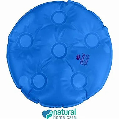 ALMOFADA TERAPÊUTICA EM GEL REDONDA SEM ORIFICIO NATURAL CARE - AZUL