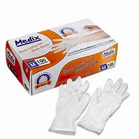 LUVA DESCARTAVEL LATEX COM PO CX C/ 100 UNIDADES MEDIX