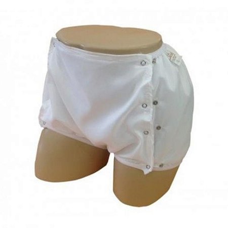 CALÇA PLÁSTICA CLASSIC LUXO ABERTA BRANCA SENIOR CARE