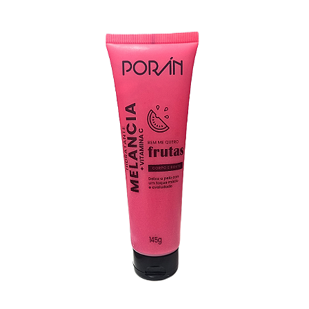 Hidratante corpo & rosto melancia porán 145g