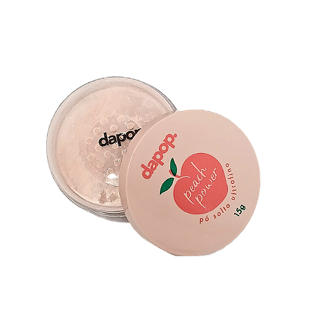 Pó solto pêssego Dapop