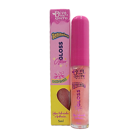 Gloss labial glitter  bemmeloo Bem me quero
