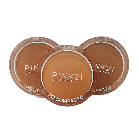 Pó compacto water proof pink21