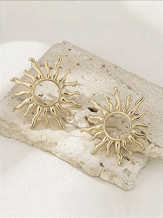 Brinco Sol Solitário