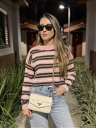 Tricot Modal Rosa Brown