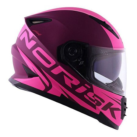 Capacete Norisk FF302 Soul Manty Rosa