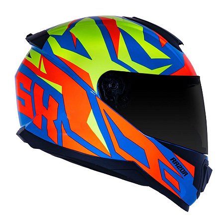 Capacete Norisk FF802 Razor Cutting Yellow