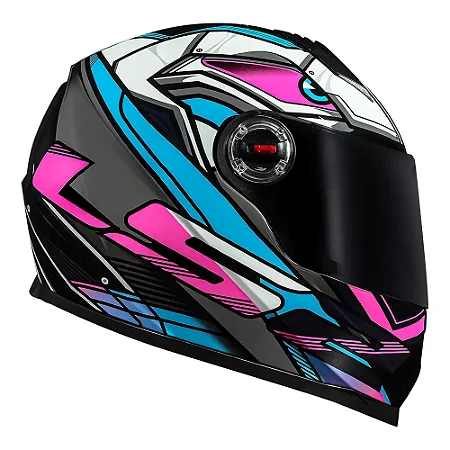 Capacete LS2 FF358 Classic Xdron Cyano