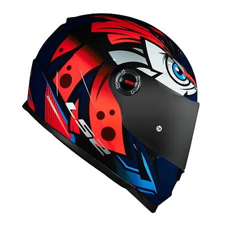 Capacete LS2 FF358 Classic Tribal Azul
