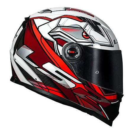 Capacete LS2 FF358 Classic Xdron Black/Red