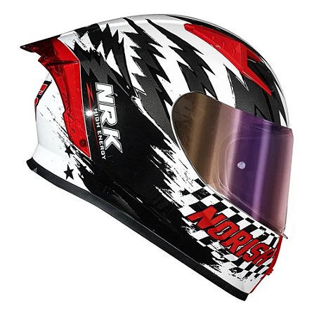 Capacete Norisk Flow Daytona Black/Red
