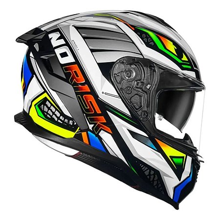 Capacete Norisk Strada II Reptel Red/Blue
