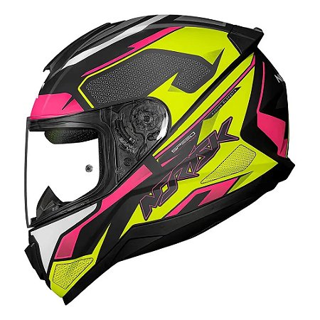 Capacete Norisk Razor Run Speed Max Yellow/Pink